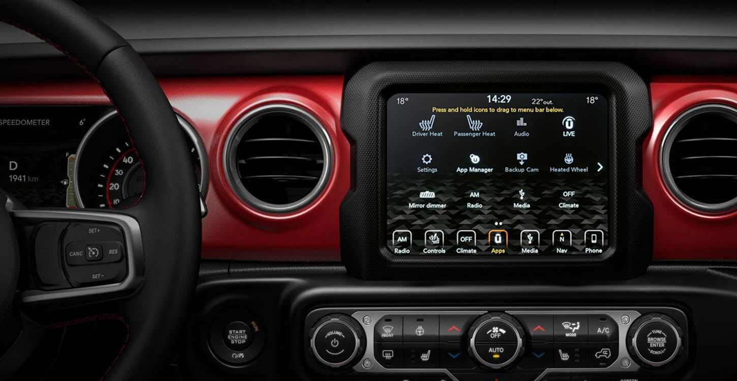 Technology | Jeep® Wrangler Convertible | Jeep® UK