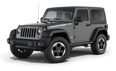 Black Jeep Wrangler Rubicon 2 door 4x4 Off-road