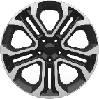 18" glossy black diamond alloy  wheels 