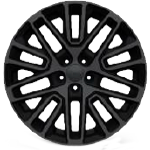 19” black polished alloy wheels