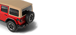 Jeep Wrangler 4x4 SUV Tan Soft Roof Top miniature