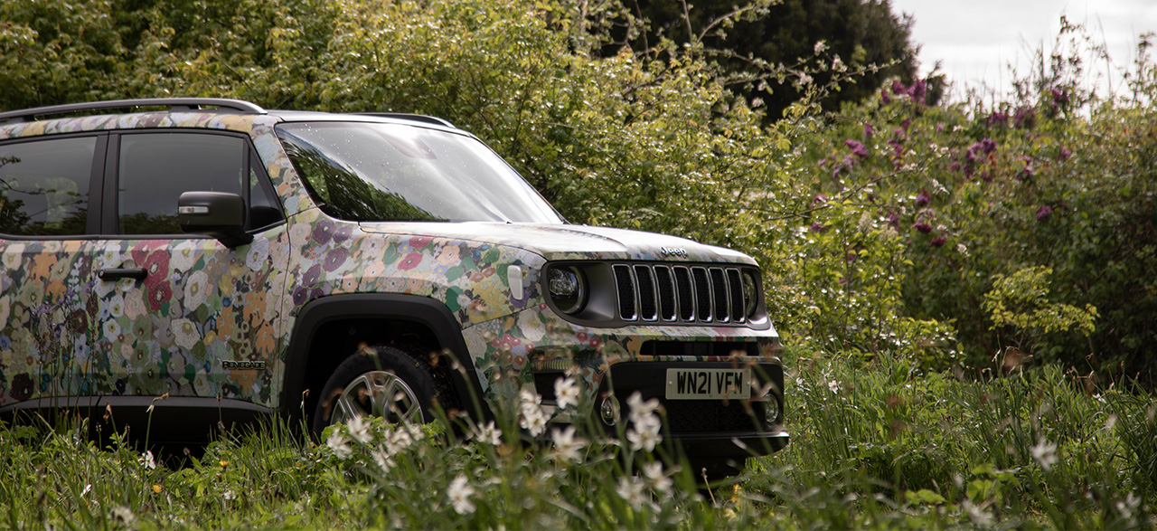 New Jeep Compass Small SUV on the Road