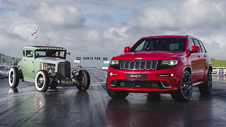 Jeep Grand Cherokee SRT performance SUV vs Hot Tod Coupe