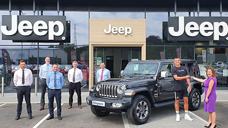 RUGBY STARS CHOOSE JEEP WRANGLER