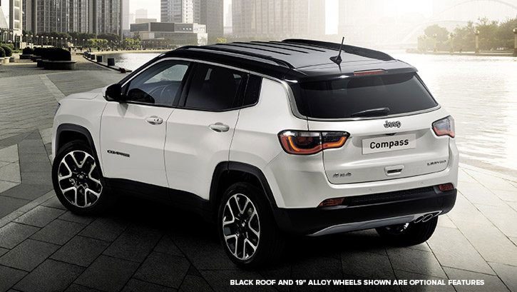 Jeep compass black roof clearance